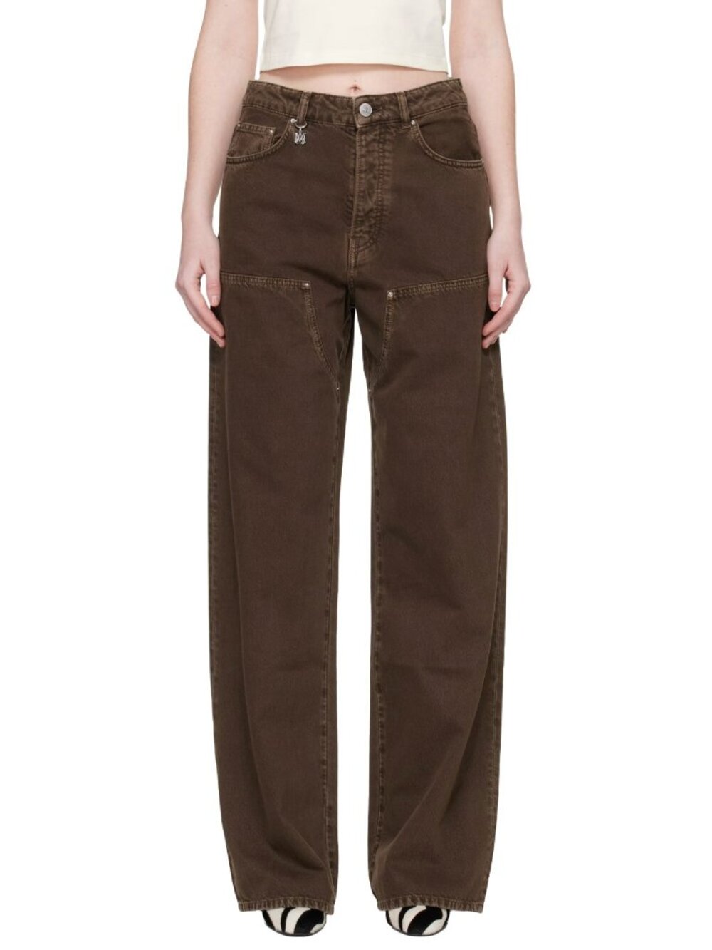 AMIRI Brown Faded Carpenter Jeans NWT $850 Sz 27